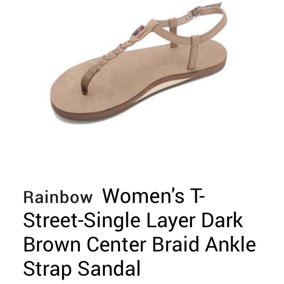 rainbow sandals with ankle strap